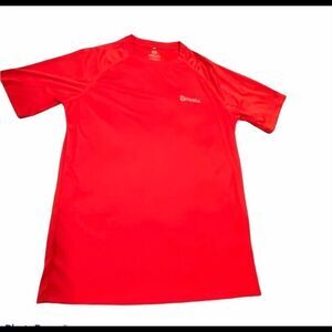 TESLA Hyper Dri T Shirt Size Medium Red Scoop Neck